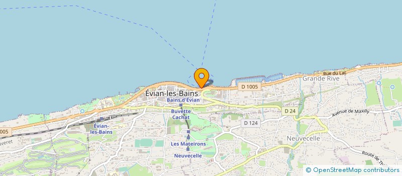 localisation de l'entreprise MADAME CHANTAL DUFOUR  EVIAN-LES-BAINS