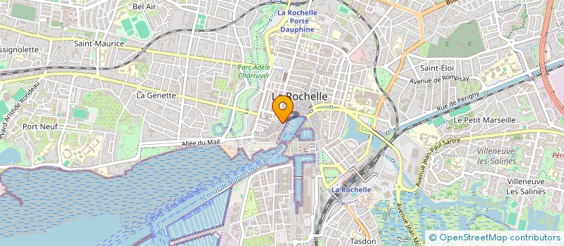 localisation de l'entreprise MADAME CHANTAL DUFRENEY à LA ROCHELLE