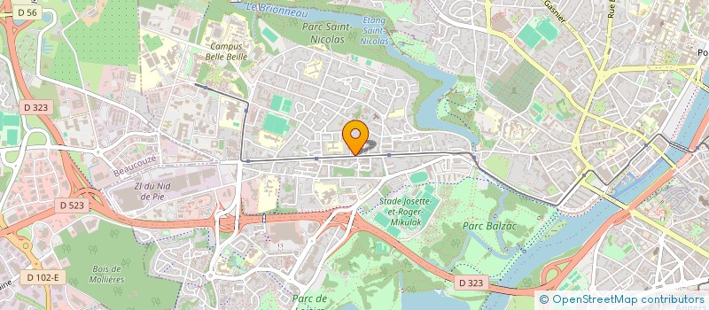 localisation de l'entreprise MADAME CHANTAL DUHIL à ANGERS