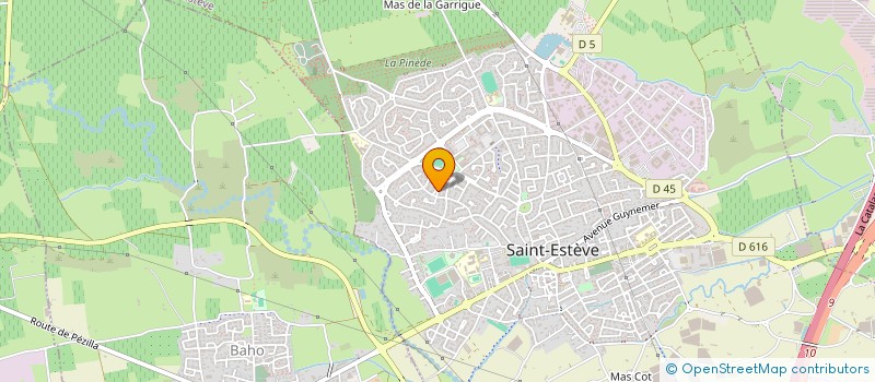 localisation de l'entreprise MADAME CHANTAL DUJARDIN  ST ESTEVE