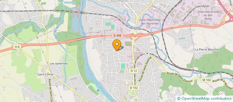 localisation de l'entreprise MADAME CHANTAL DUPLOMB  SAINT-JUST-SAINT-RAMBERT