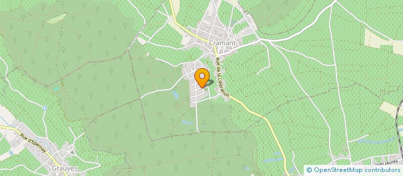 localisation de l'entreprise MADAME CHANTAL DUPONT à CRAMANT