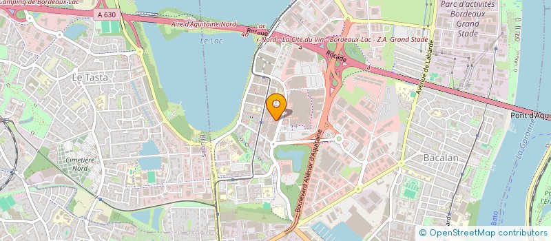 localisation de l'entreprise MADAME CHANTAL DUPRAT à BORDEAUX