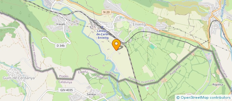 localisation de l'entreprise MADAME CHANTAL DUPUY  ENVEITG