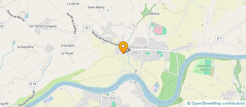 localisation de l'entreprise MADAME CHANTAL DURAND  ALBI