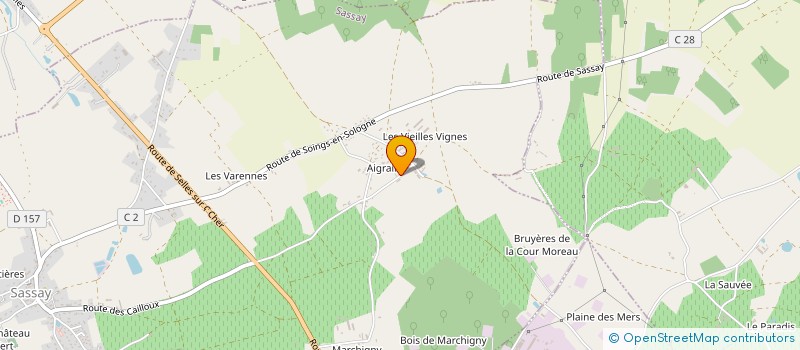 localisation de l'entreprise MADAME CHANTAL DURAND  SASSAY