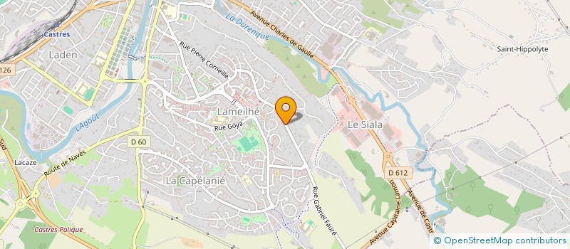 localisation de l'entreprise MADAME CHANTAL DURAUD  CASTRES