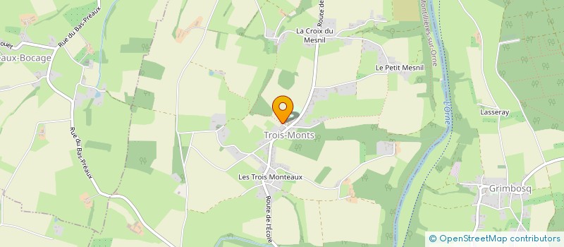 localisation de l'entreprise MADAME CHANTAL DUVAL à MONTILLIERES-SUR-ORNE