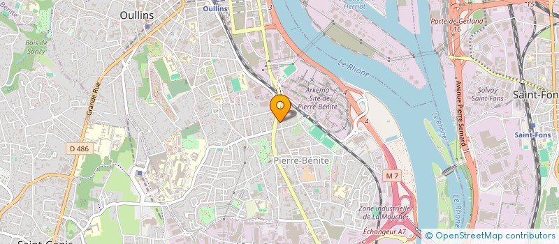 localisation de l'entreprise MADAME CHANTAL ELBAZ  OULLINS-PIERRE-BENITE