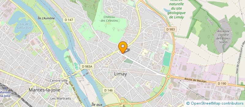 localisation de l'entreprise MADAME CHANTAL EMERY  LIMAY