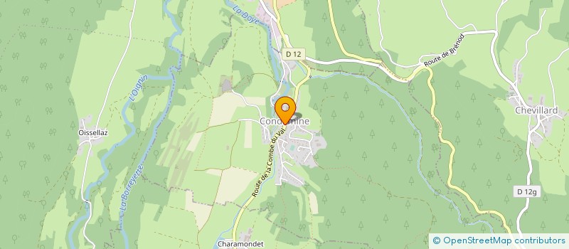 localisation de l'entreprise MADAME CHANTAL EMERY  CONDAMINE