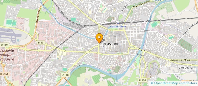 localisation de l'entreprise MADAME CHANTAL ESCANDE à CARCASSONNE