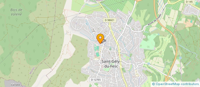 localisation de l'entreprise MADAME CHANTAL ESCOT à PRADES-LE-LEZ
