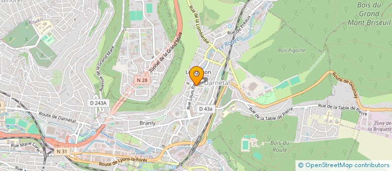 localisation de l'entreprise MADAME CHANTAL EYU ONDO à DARNETAL