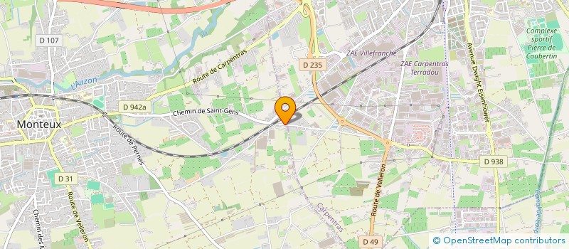 localisation de l'entreprise MADAME CHANTAL FAGE  MONTEUX