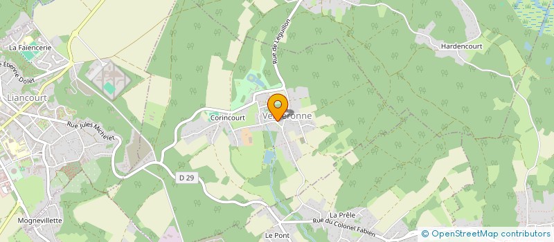 localisation de l'entreprise MADAME CHANTAL FARCE  VERDERONNE