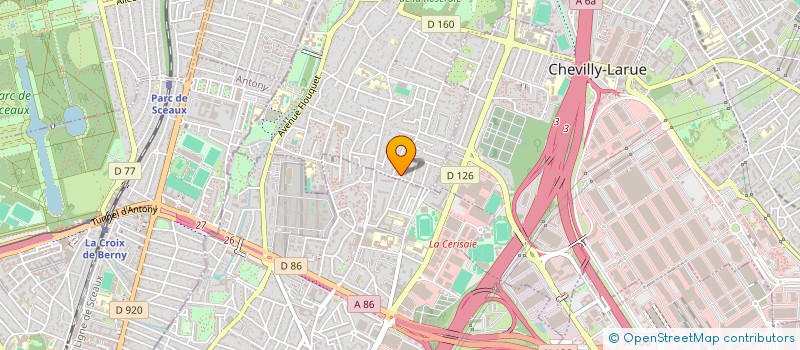 localisation de l'entreprise MADAME CHANTAL FAURE  L'HAY-LES-ROSES