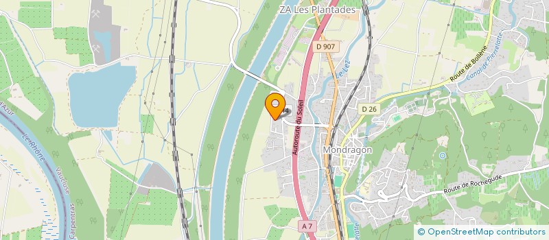 localisation de l'entreprise MADAME CHANTAL FAURE  MONDRAGON