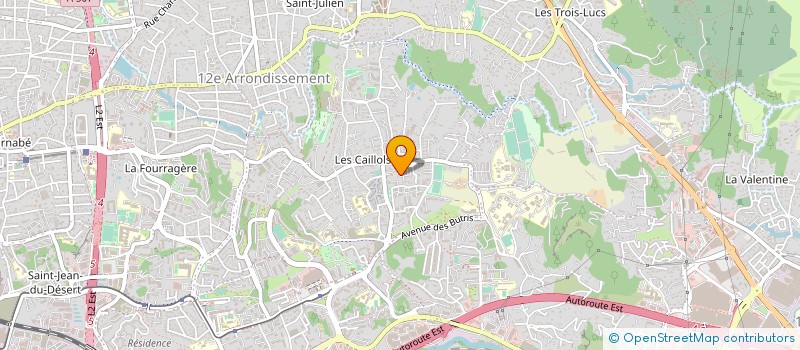 localisation de l'entreprise MADAME CHANTAL FAURE-BRAC  MARSEILLE