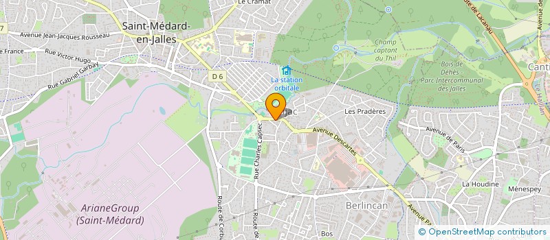 localisation de l'entreprise MADAME CHANTAL FERNANDEZ  SAINT-LAURENT-MEDOC