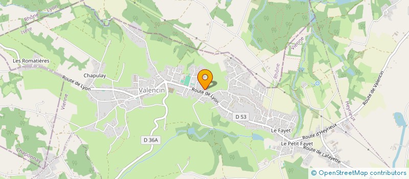 localisation de l'entreprise MADAME CHANTAL FERRAND  VALENCIN