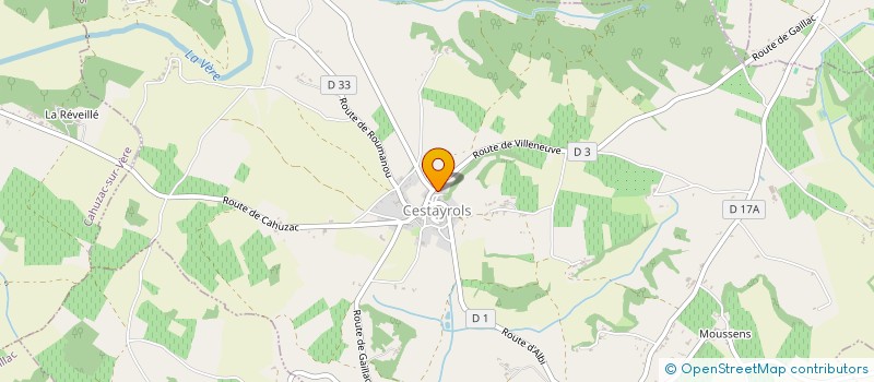 localisation de l'entreprise MADAME CHANTAL FERRIOL  MARSSAC-SUR-TARN