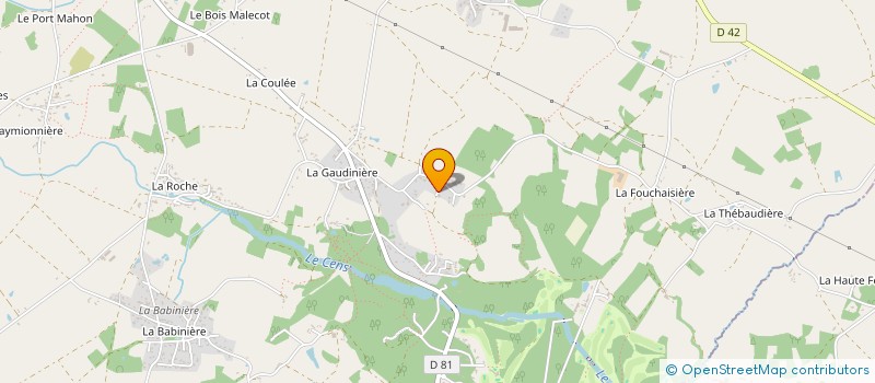 localisation de l'entreprise MADAME CHANTAL FERRON  SAINT-ETIENNE-DE-MONTLUC