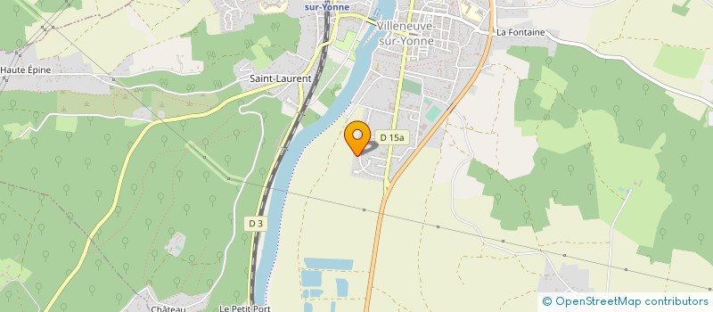 localisation de l'entreprise MADAME CHANTAL FIEHRER à VILLENEUVE-SUR-YONNE