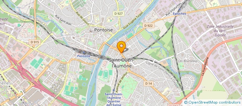 localisation de l'entreprise MADAME CHANTAL FINE à SAINT-OUEN-L'AUMONE