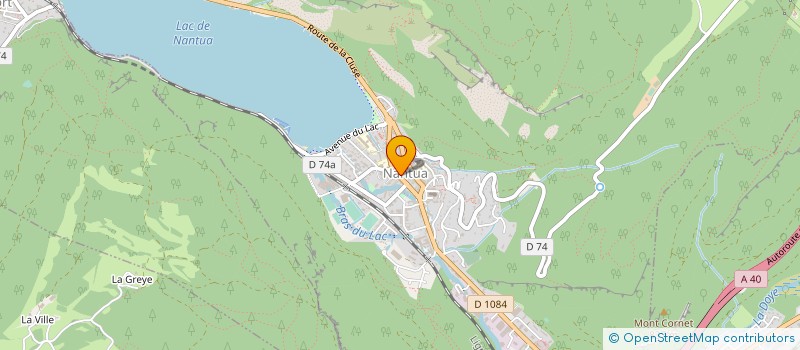 localisation de l'entreprise MADAME CHANTAL FLAMENT à NANTUA