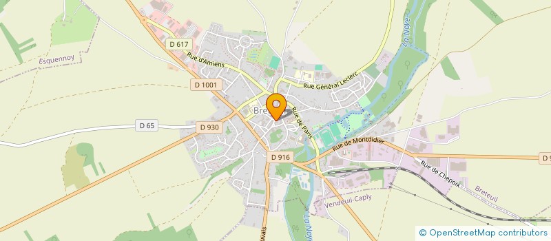 localisation de l'entreprise MADAME CHANTAL FLEURY  BONNEUIL-LES-EAUX