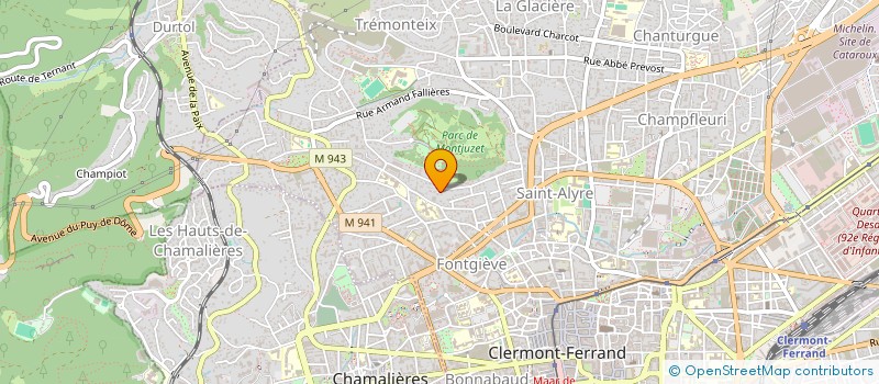 localisation de l'entreprise MADAME CHANTAL FLORENS à CLERMONT-FERRAND