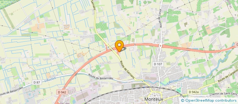 localisation de l'entreprise MADAME CHANTAL FONTANA  MONTEUX