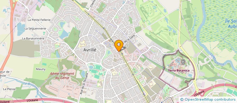 localisation de l'entreprise MADAME CHANTAL FORGET  AVRILLE