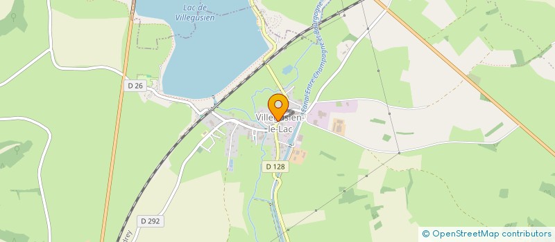 localisation de l'entreprise MADAME CHANTAL FOVEAU à VILLEGUSIEN-LE-LAC