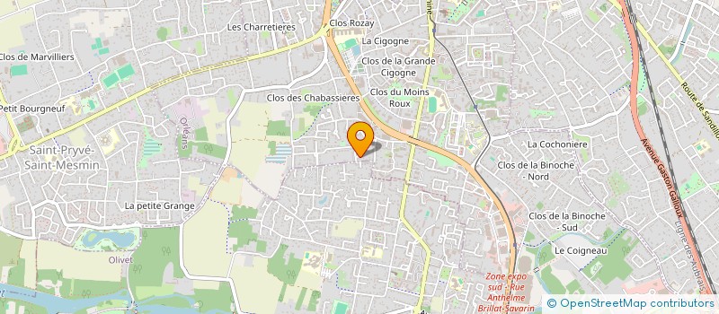 localisation de l'entreprise MADAME CHANTAL FRAIZE à ORLEANS