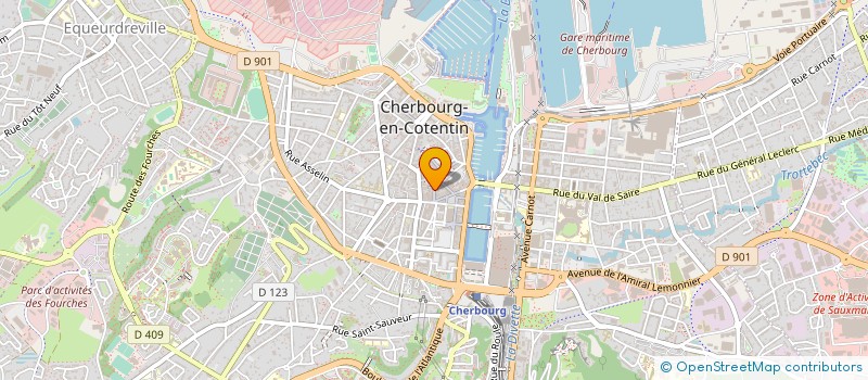 localisation de l'entreprise MADAME CHANTAL FREMY à CHERBOURG-EN-COTENTIN
