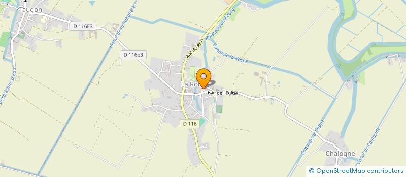 localisation de l'entreprise MADAME CHANTAL FURRIEL  LA RONDE