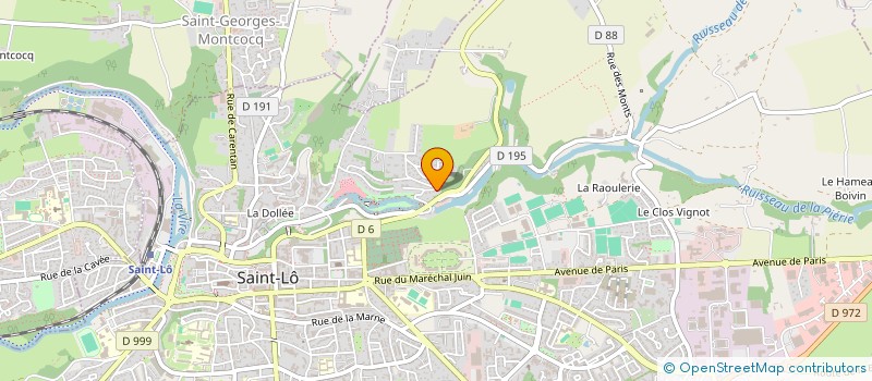 localisation de l'entreprise MADAME CHANTAL FURY  SAINT-LO