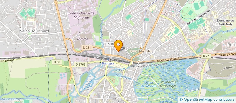 localisation de l'entreprise MADAME CHANTAL GAIDDON à BOURGES