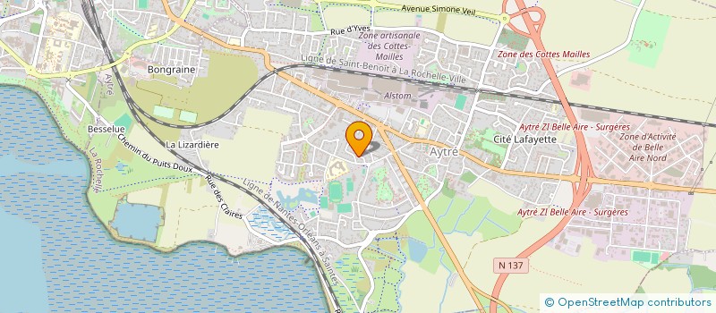 localisation de l'entreprise MADAME CHANTAL GALLE  AYTRE