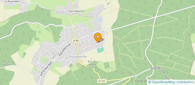 localisation de l'entreprise MADAME CHANTAL GALLOUET  HOUPPEVILLE