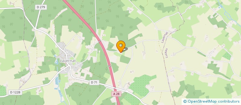 localisation de l'entreprise MADAME CHANTAL GALPIN  LAVERNAT