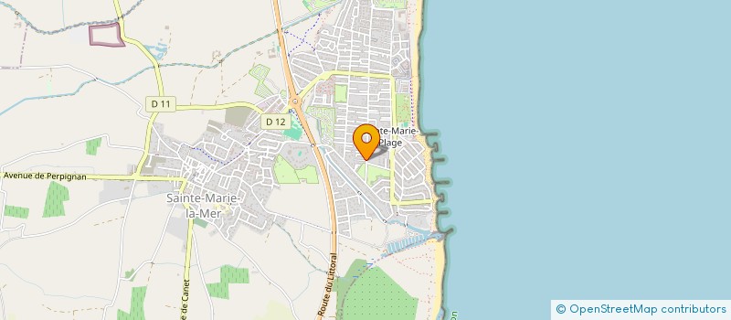 localisation de l'entreprise MADAME CHANTAL GAMEZ  SAINTE-MARIE-LA-MER