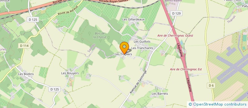 localisation de l'entreprise MADAME CHANTAL GARAY à CHERMIGNAC