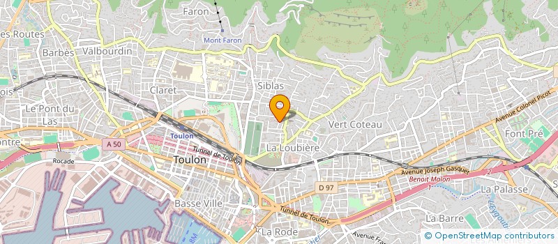 localisation de l'entreprise MADAME CHANTAL GARBARINO  TOULON