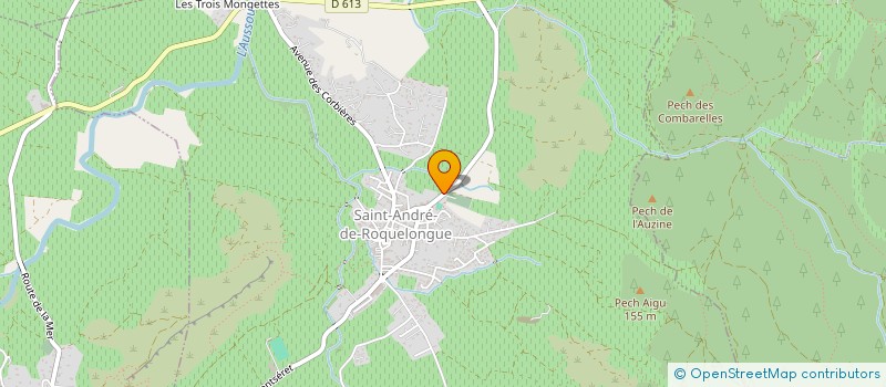 localisation de l'entreprise MADAME CHANTAL GARCIA  SAINT-ANDRE-DE-ROQUELONGUE