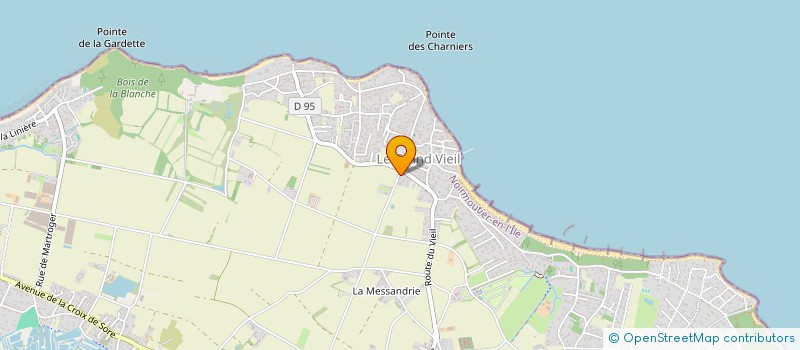 localisation de l'entreprise MADAME CHANTAL GARNIER à NOIRMOUTIER-EN-L'ILE