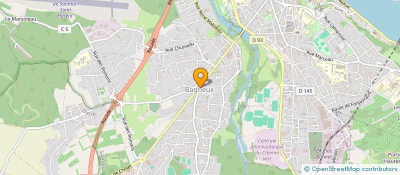 localisation de l'entreprise MADAME CHANTAL GARREAU à SAUMUR