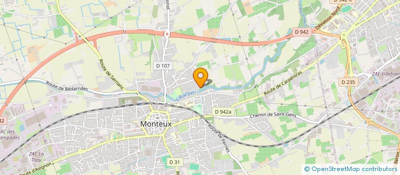 localisation de l'entreprise MADAME CHANTAL GASCHIN  MONTEUX